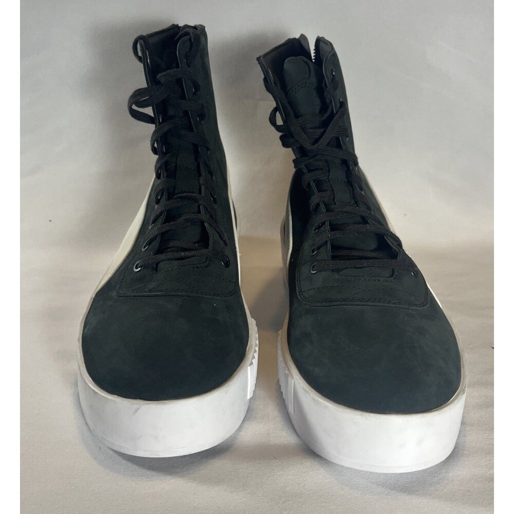 Puma x XO The Weeknd High Top Sneakers Black Leather Lace Up Men's Size 9.5